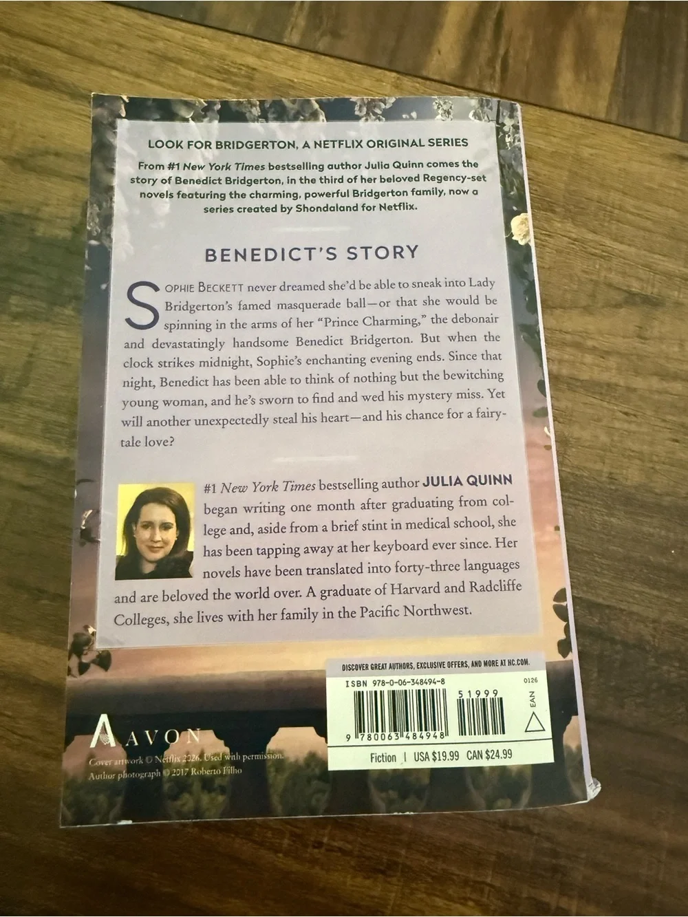 Bridgerton: An Offer From a Gentleman by Julia Quinn - Purple Cover